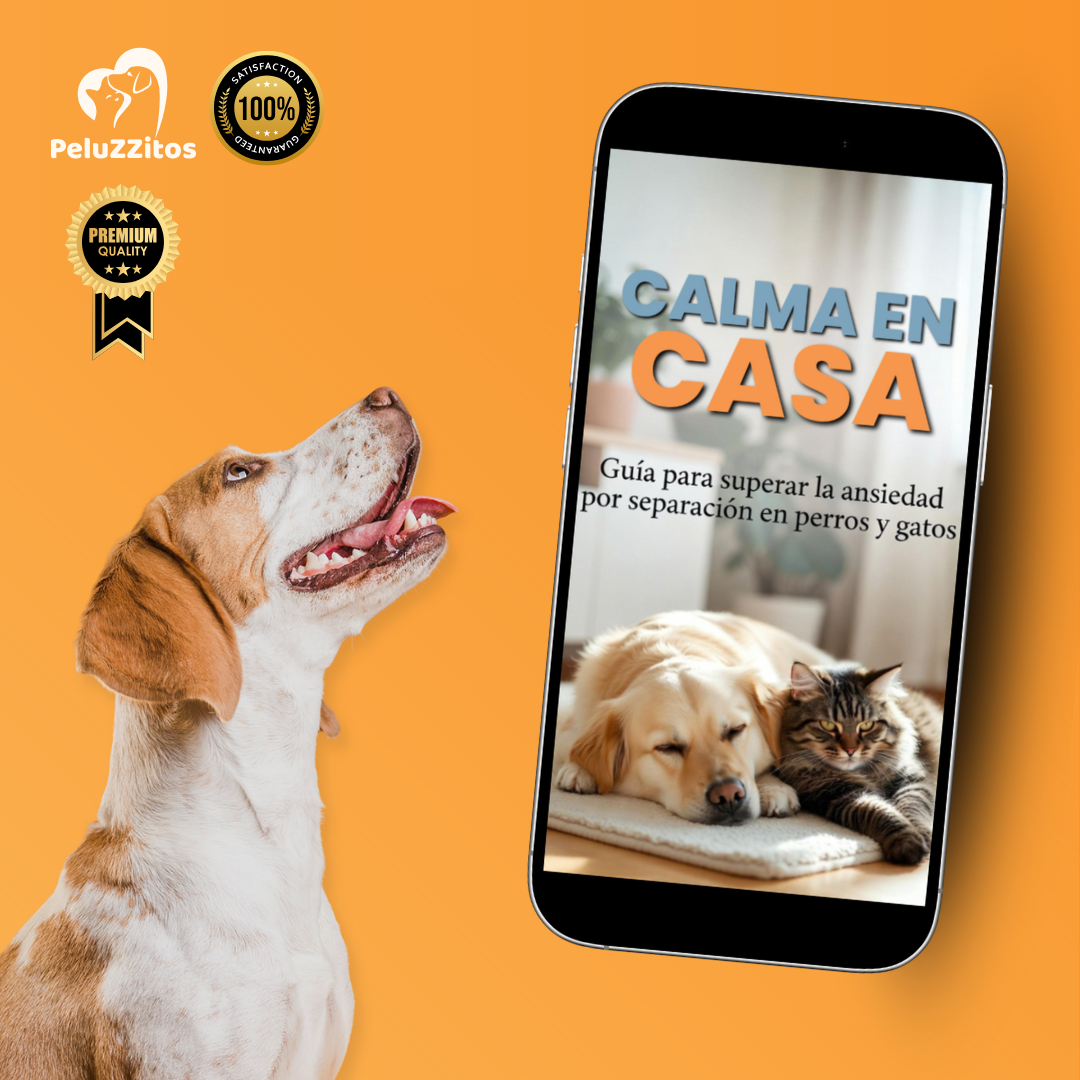 Calma en Casa: guía práctica para perros y gatos que sufren cuando quedan solos